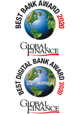 Best Bank Award & Best Digital Bank Award 2020