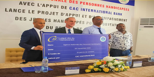 CAC International Bank donated 30 Class (F) driving licenses